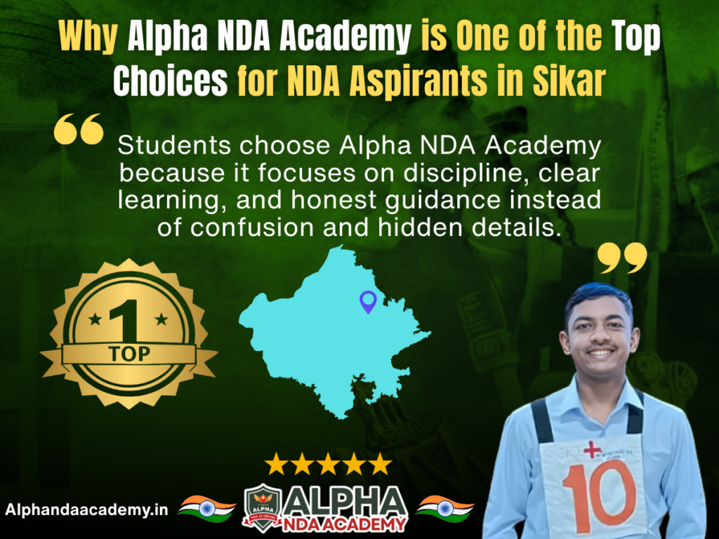 Why Alpha NDA Academy is One of the Top Choices for NDA Aspirants in Sikar