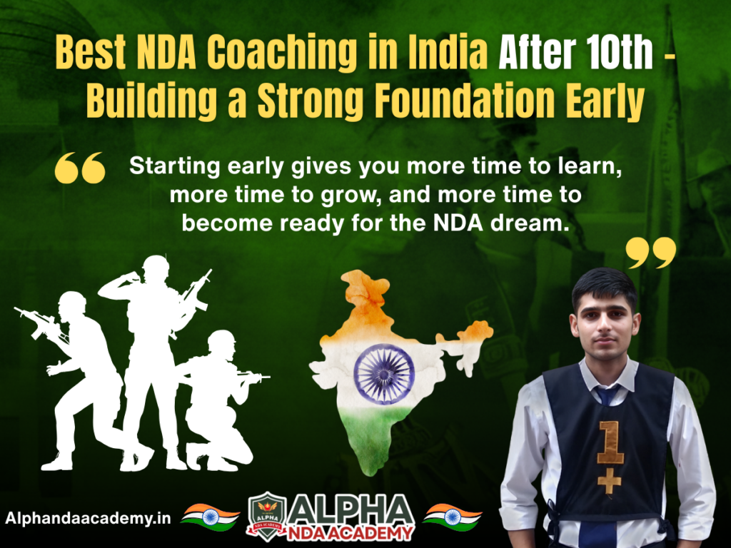 Best NDA Coaching in India After 10th – Building the Right Foundation Early