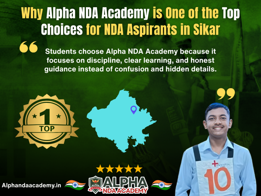 Why ALPHA NDA ACADEMY IN Sikar Is the Best Place for NDA Coaching in Rajasthan