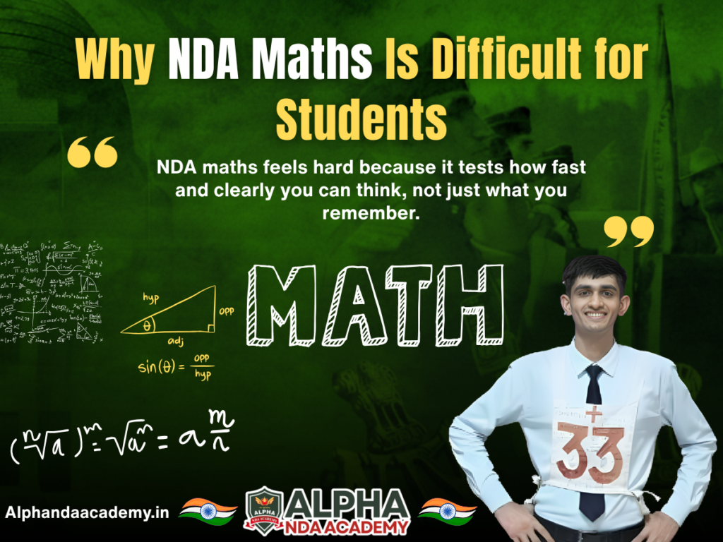 Why NDA Maths Is Difficult for Students: Understanding the NDA Maths Paper