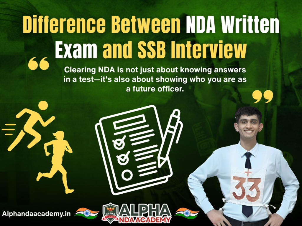 Difference Between NDA Written Exam and SSB Interview