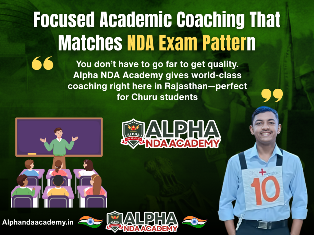 Focused Academic Coaching That Matches NDA Exam Pattern