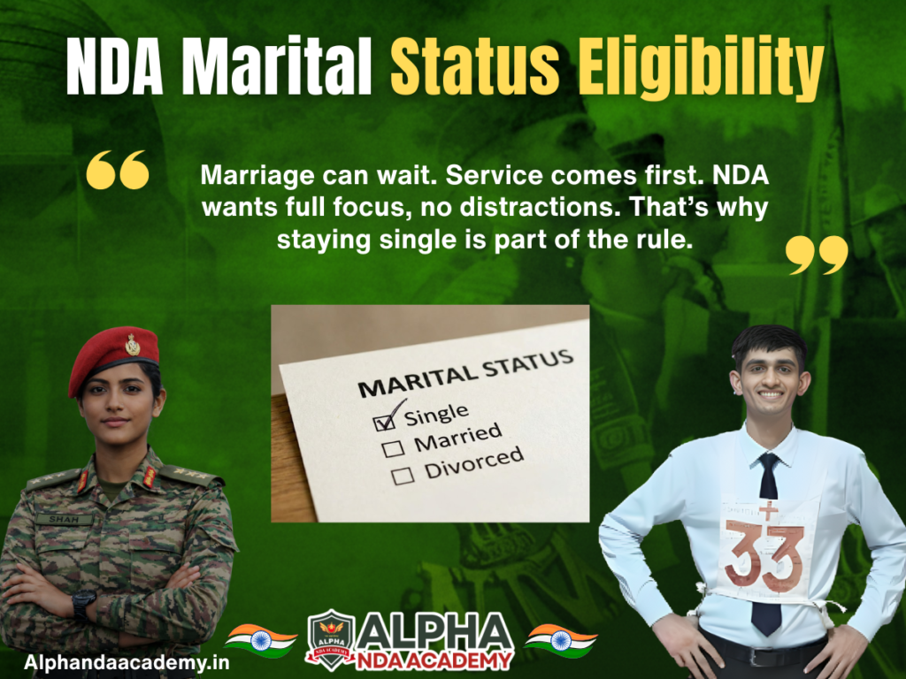 NDA Candidates Marital Status