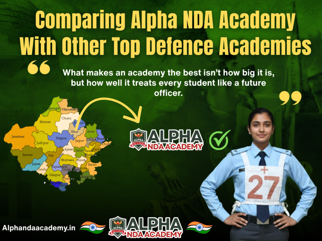 Comparing Alpha NDA Academy With Other Top Defence Academies