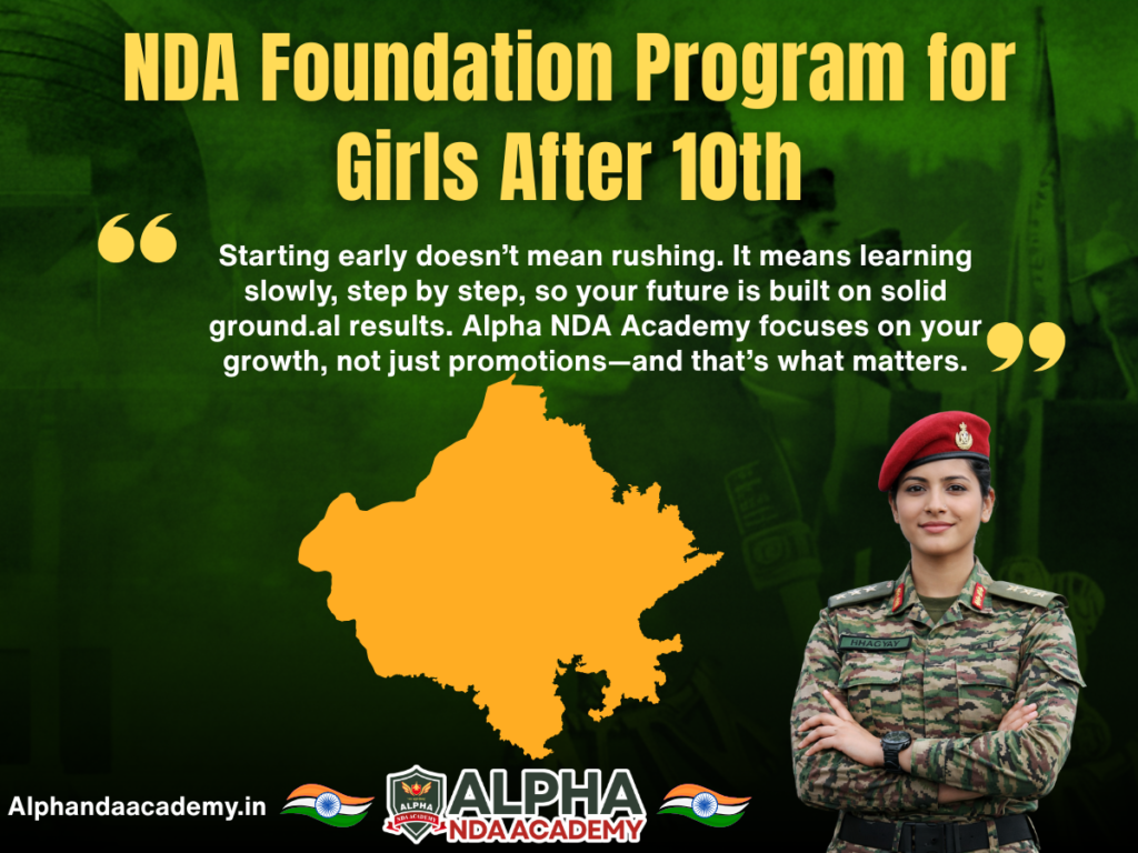 NDA Foundation Program for Girls After 10th