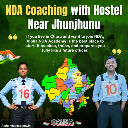 Read more about the article NDA Coaching with Hostel Near Jhunjhunu: Why Alpha NDA Academy is the Right Choice for Defence Aspirants
