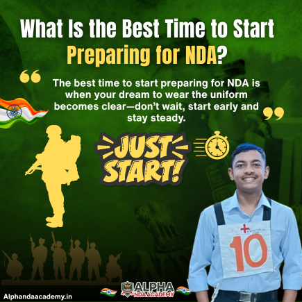 Read more about the article What Is the Best Time to Start Preparing for NDA? A Complete Guide by Alpha NDA Academy