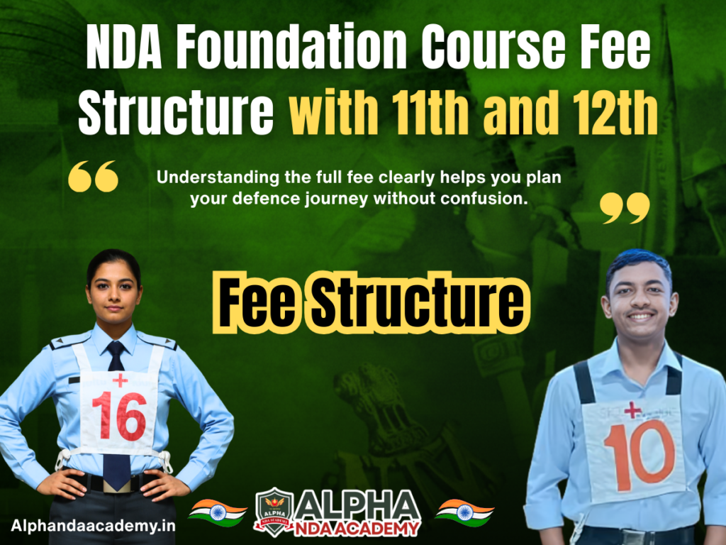 What Is an NDA Foundation Course Fee Structure with 11th and 12th?