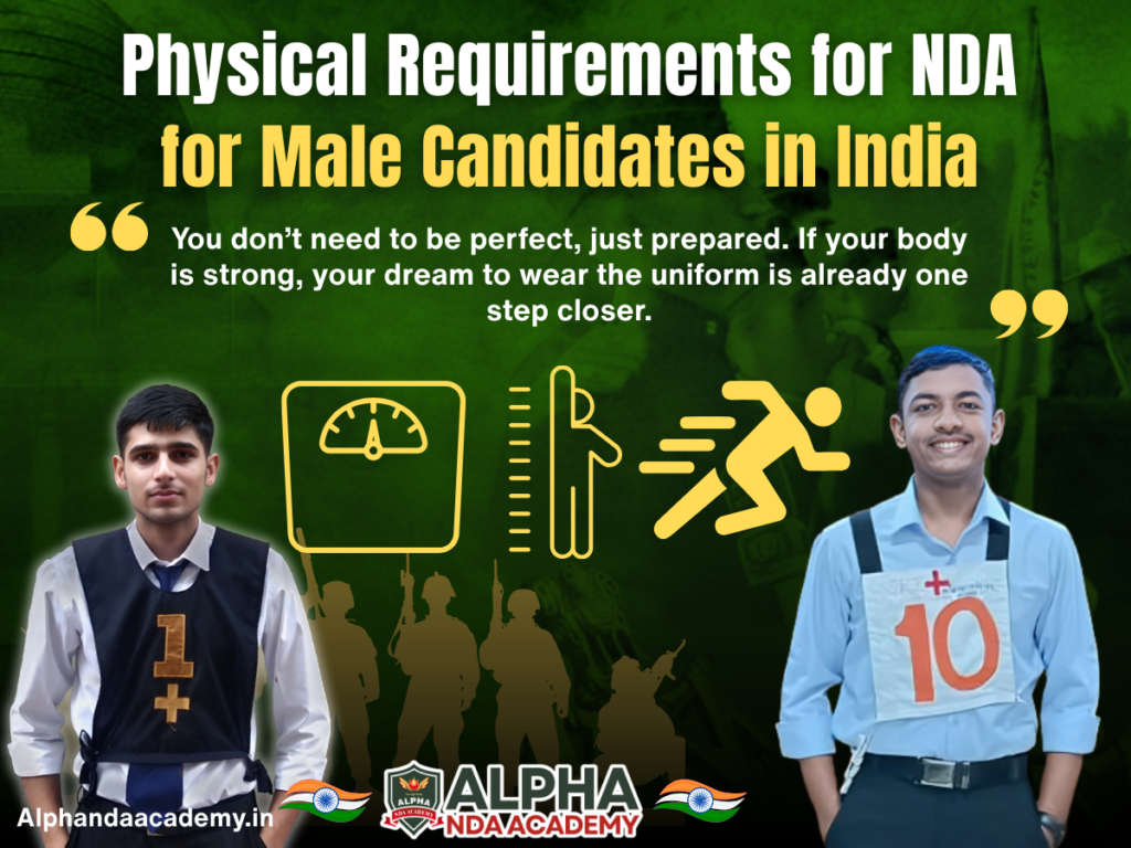 Physical Requirements for NDA for Male Candidates in India (2026)