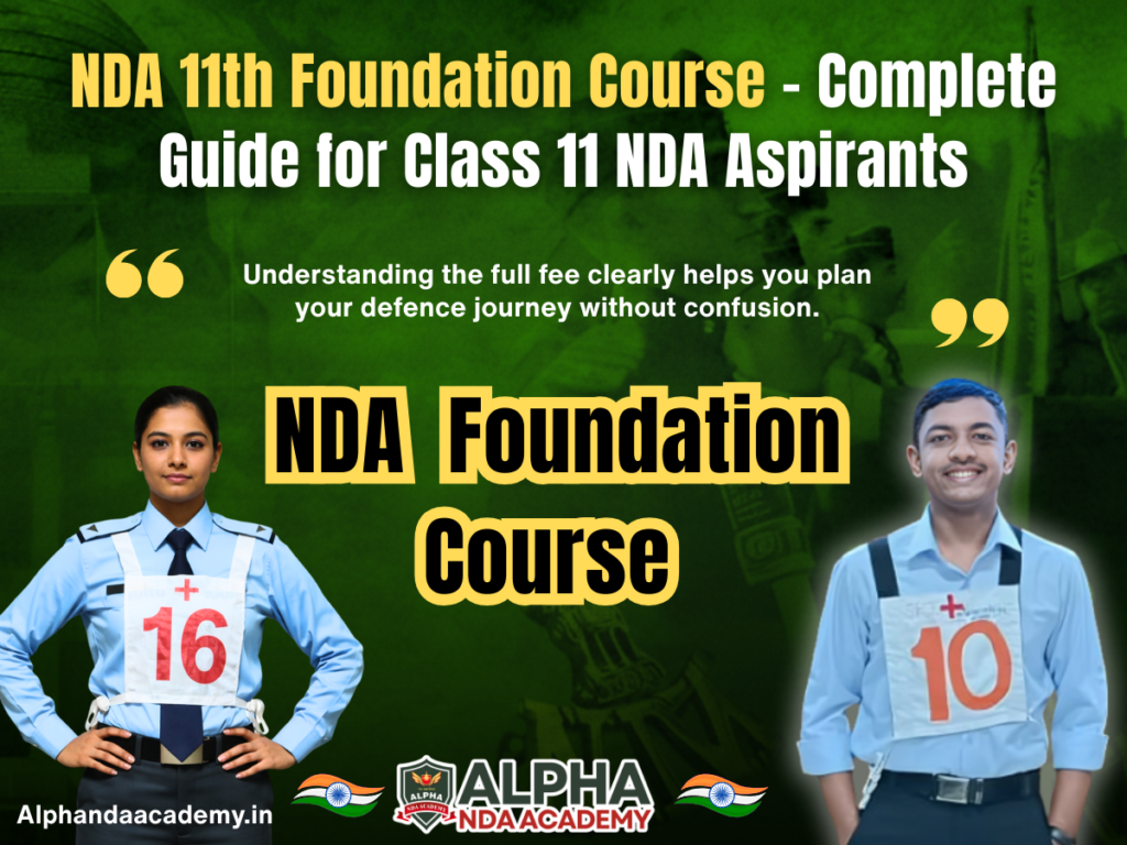 NDA 11th Foundation Course: Can I Apply for NDA in Class 11?