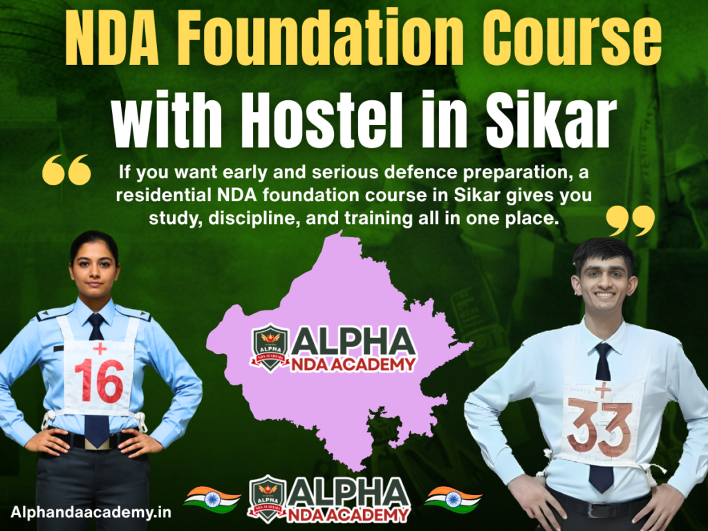 NDA Foundation Course with Hostel in Sikar: Alpha NDA Academy Is the Top Choice