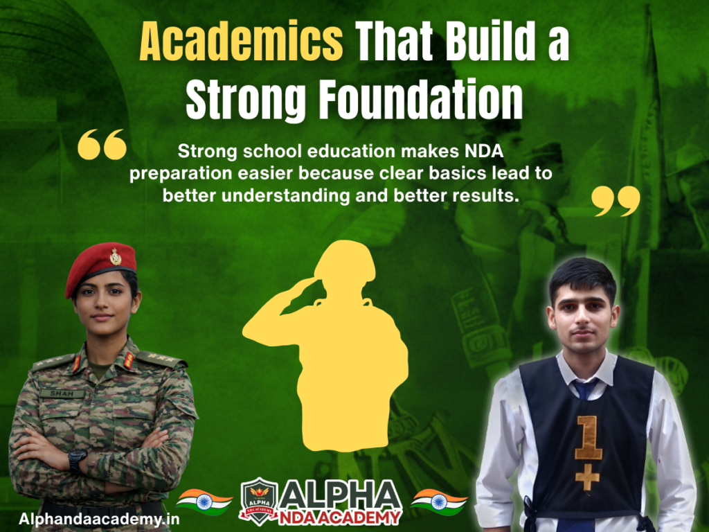 Academics That Build a Strong Foundation FOR nda EXAM