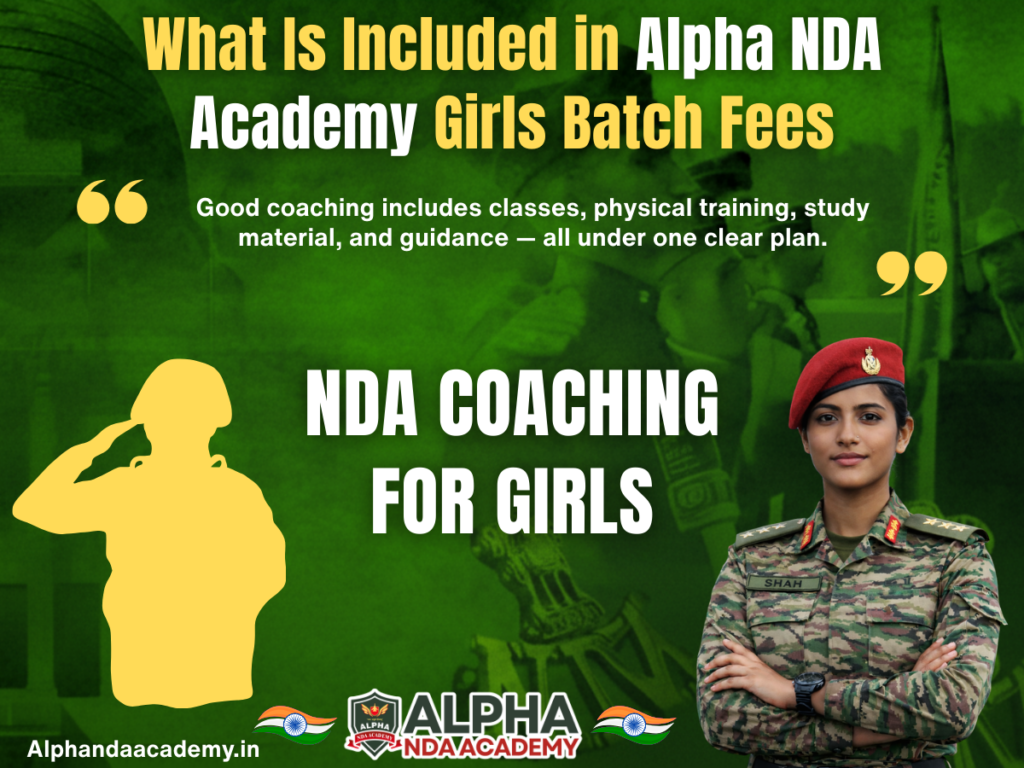 What Is Included in Alpha NDA Academy Girls Batch Fees