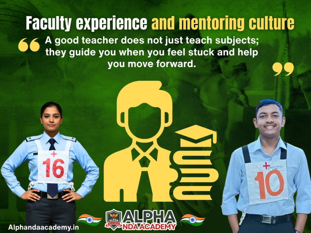 NDA Faculty experience and mentoring culture