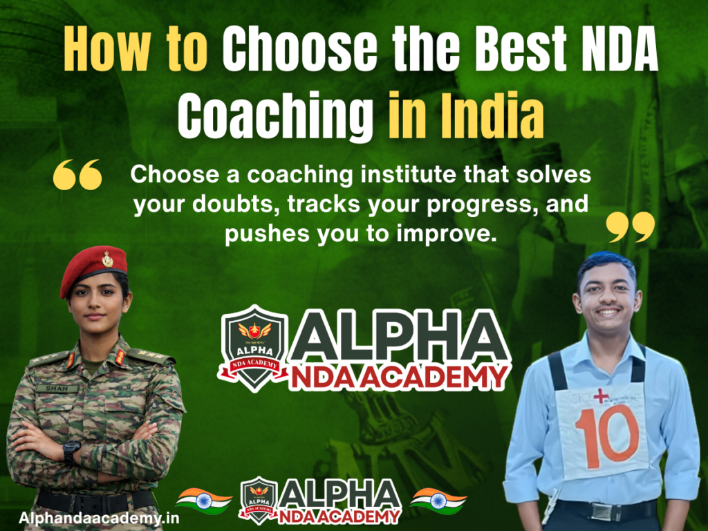 How to Choose the Best NDA Coaching in India
