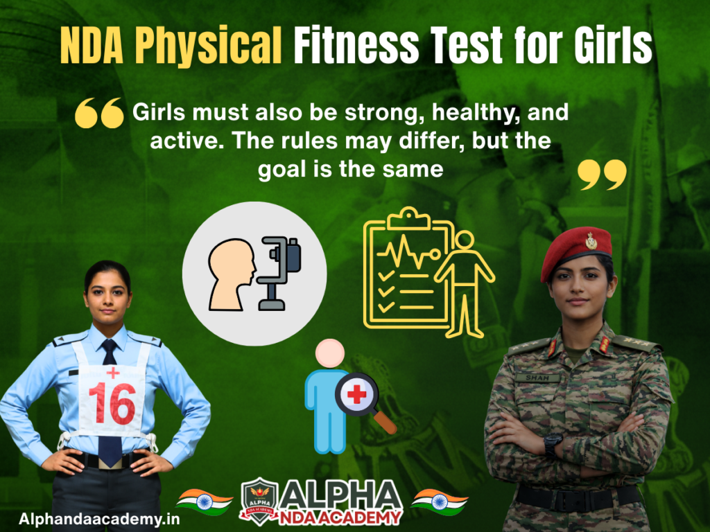 NDA Physical Fitness Test for Girls