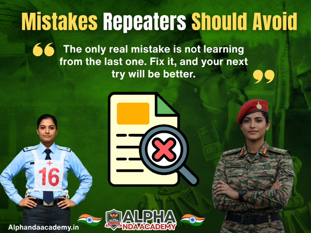 Mistakes NDA EXAM Repeaters Should Avoid