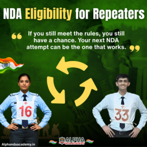 Read more about the article NDA Eligibility for Repeaters – Full 2026 Guide by Alpha NDA Academy