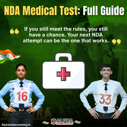 Read more about the article NDA Medical Test 2026: Full Guide to Clearing It with Alpha NDA Academy