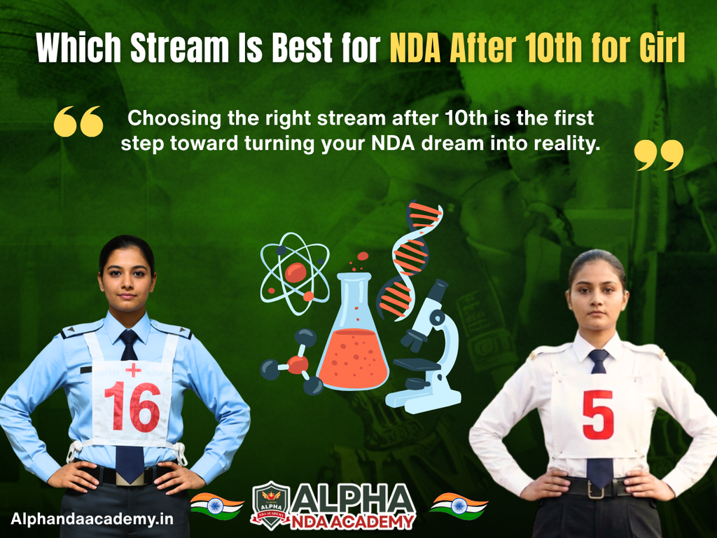 Which Stream Is Best for NDA After 10th for Girl: Complete Guide By Alpha NDA Academy