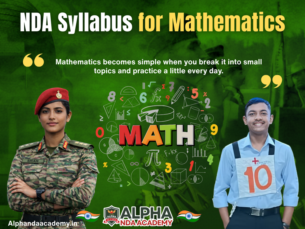 NDA Syllabus for Mathematics