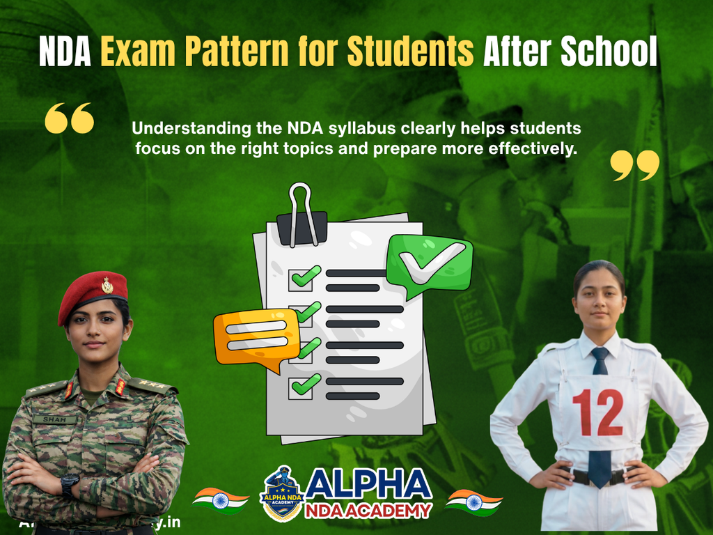 NDA Exam Pattern for Students After School