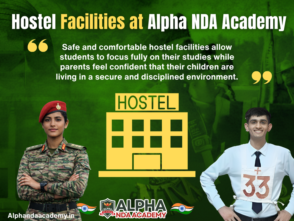 Hostel Facilities at Alpha NDA Academy