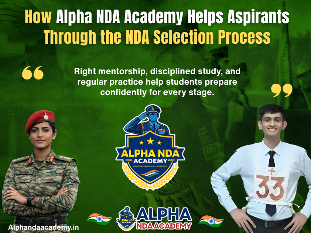 How Alpha NDA Academy Helps Aspirants Through the NDA Selection Process