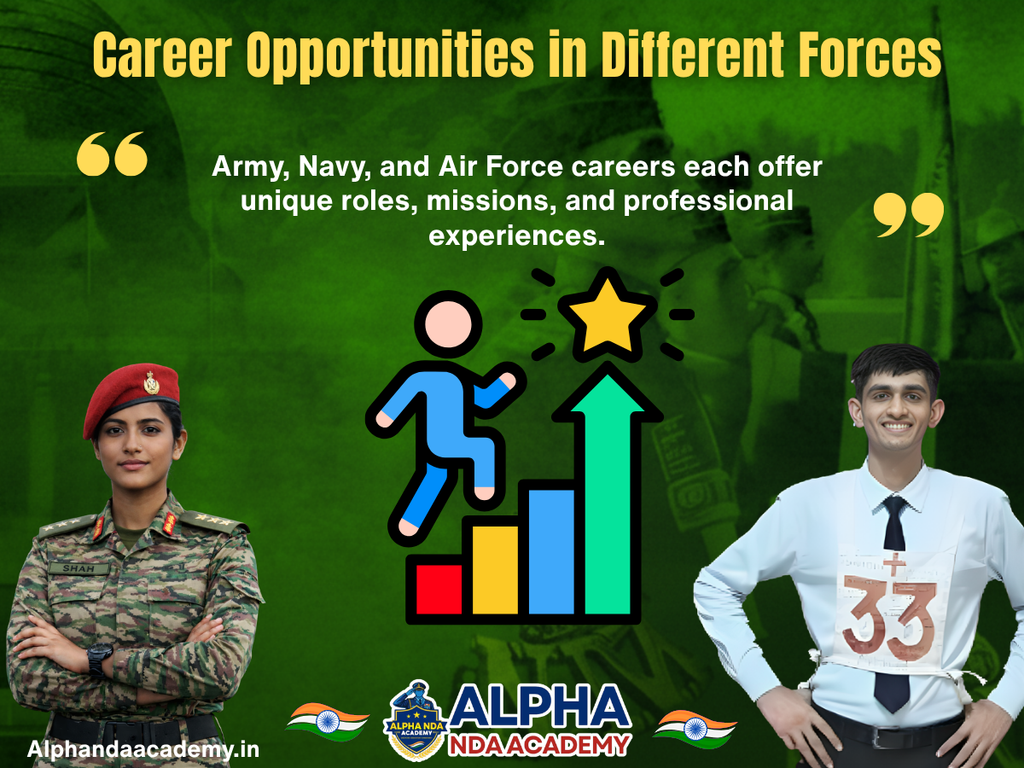 Career Opportunities in Different Forces