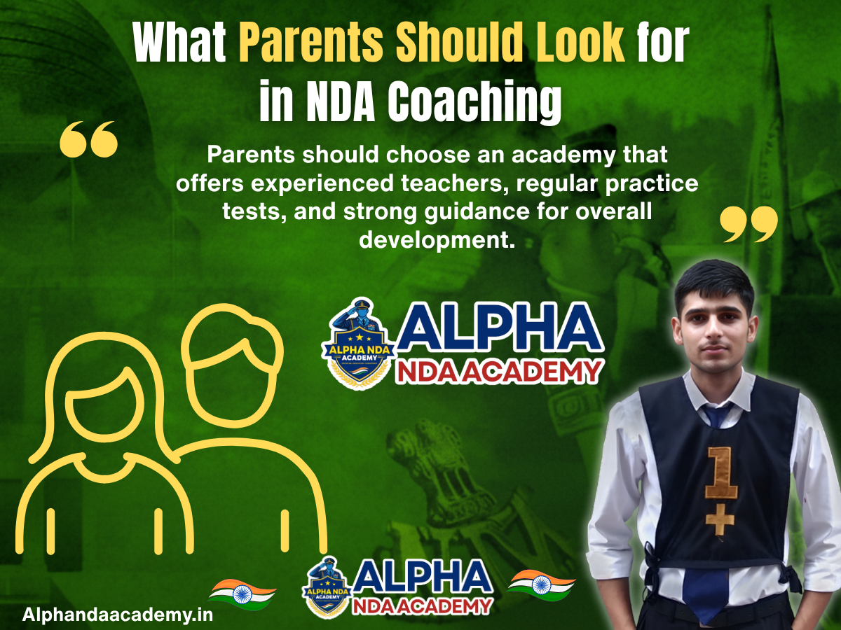 What Parents Should Look for in NDA Coaching