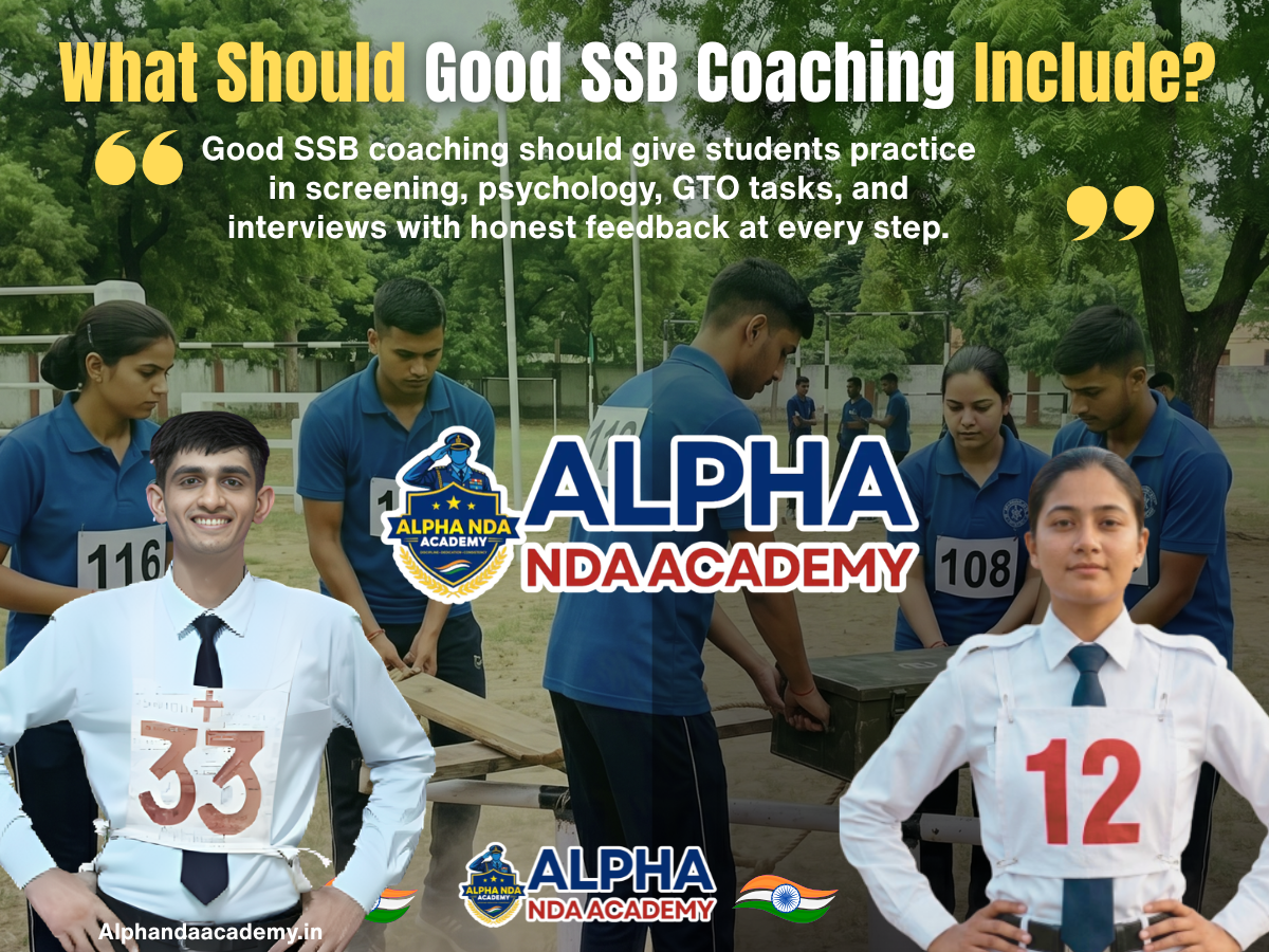 What Should Good SSB Coaching Include?
