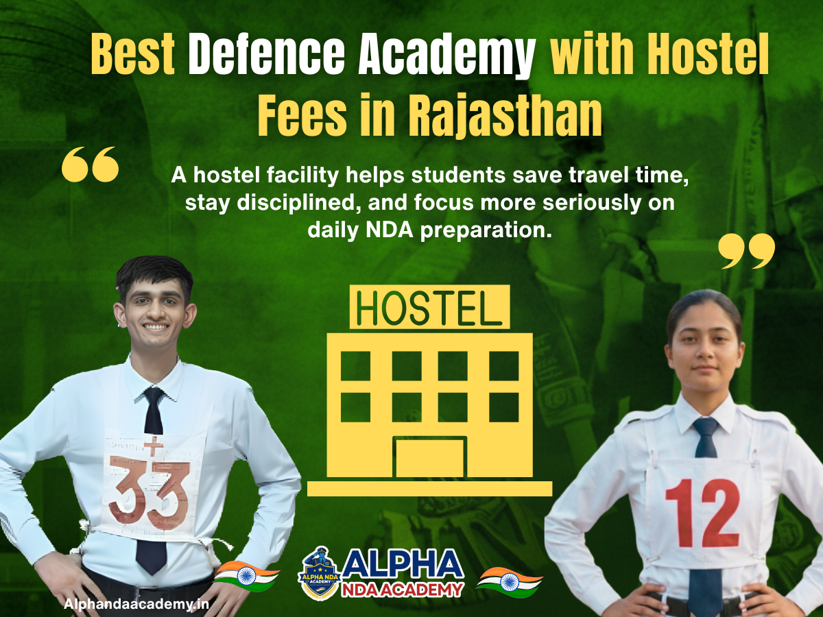 Best Defence Academy with Hostel Fees in Rajasthan: Why Hostel Facility is Important for NDA Preparation