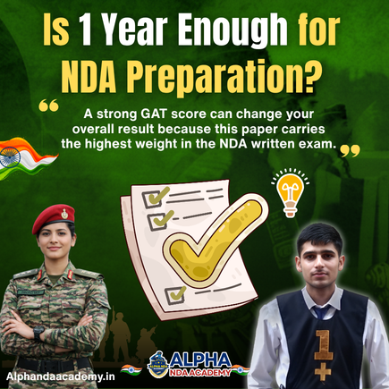 Read more about the article Is 1 Year Enough for NDA Preparation? Guide by Alpha NDA Academy
