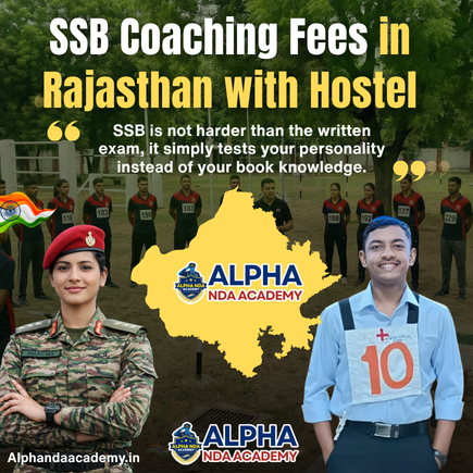Read more about the article SSB Coaching Fees in Rajasthan with Hostel – Complete Guide for NDA Aspirants