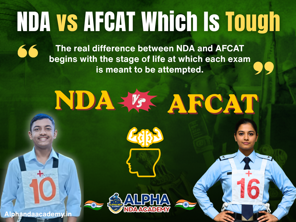 NDA vs AFCAT Which Is Tough in Written Preparation