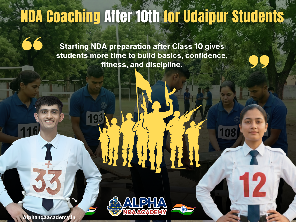 NDA Coaching After 10th for Udaipur Students
