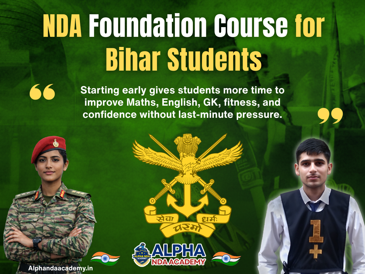 NDA Foundation Course for Bihar Students