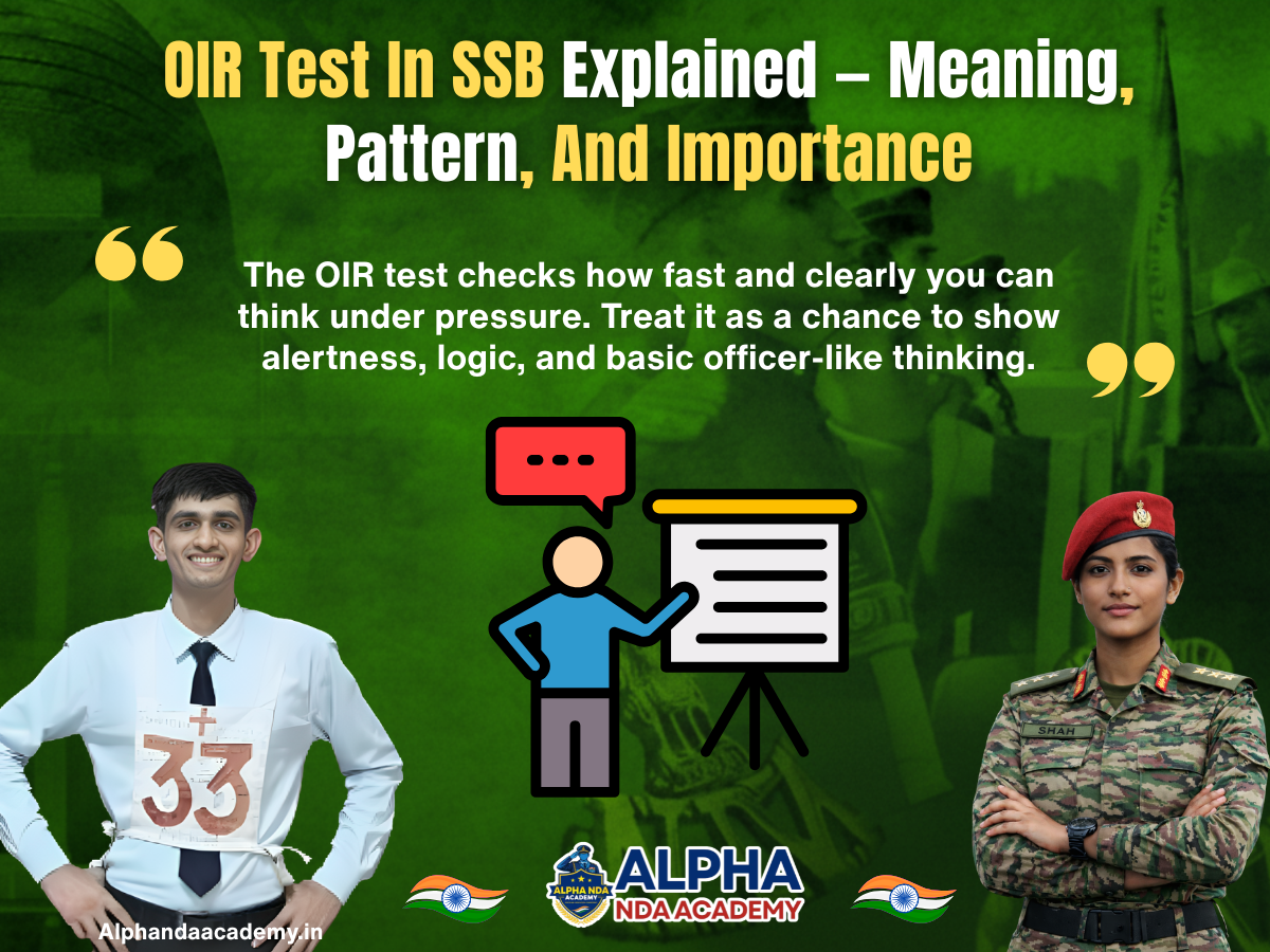 OIR Test In SSB Explained — Meaning, Pattern, And Importance