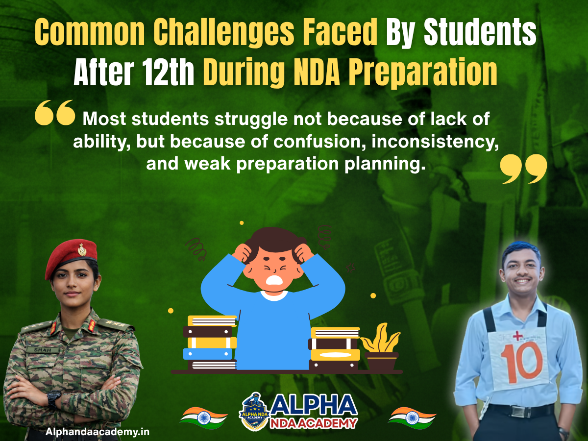 Common Challenges Faced By Students After 12th During NDA Preparation