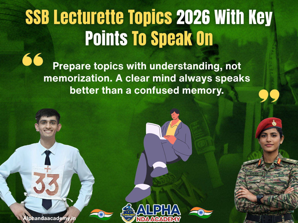 SSB Lecturette Topics 2026 With Key Points To Speak On