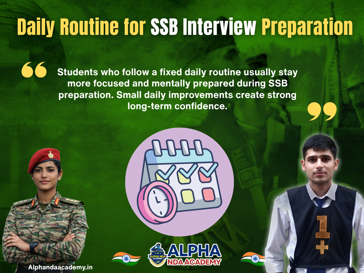 Daily Routine for SSB Interview Preparation