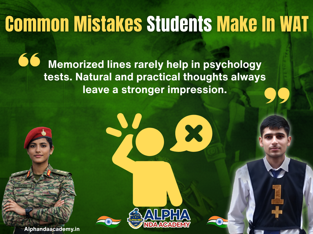 Common Mistakes Students Make In WAT