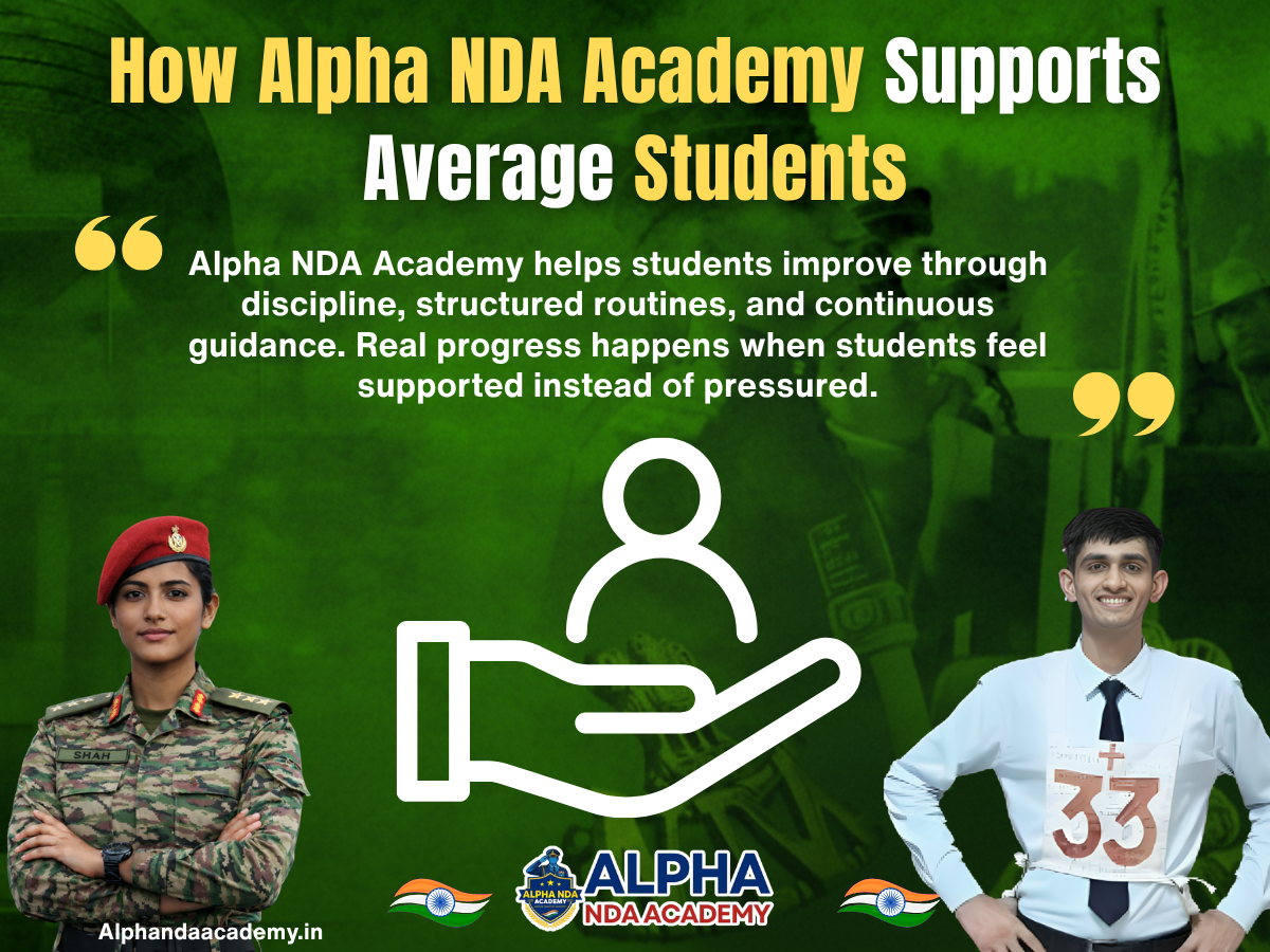 How Alpha NDA Academy Supports Average Students