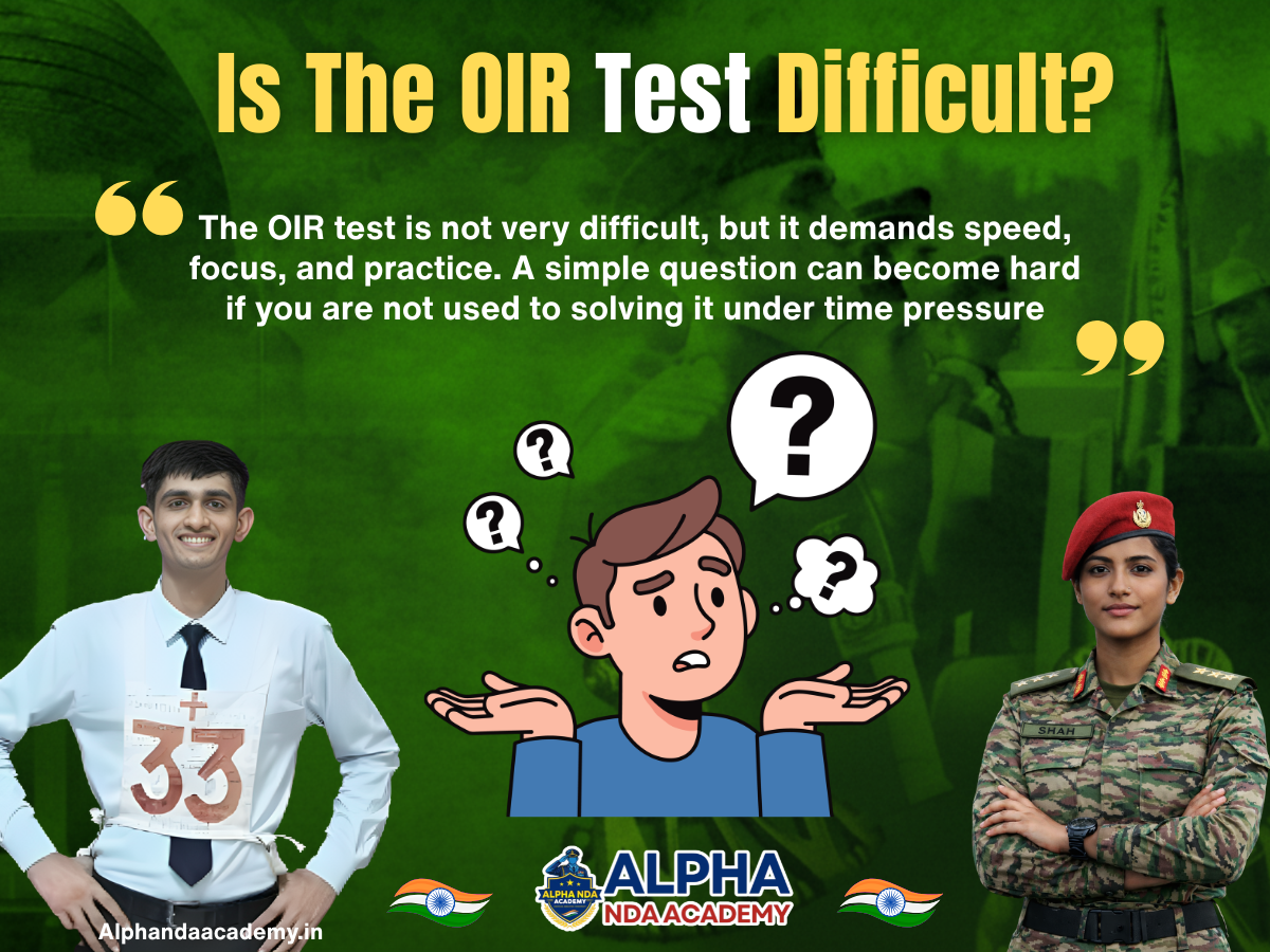Is The OIR Test Difficult?