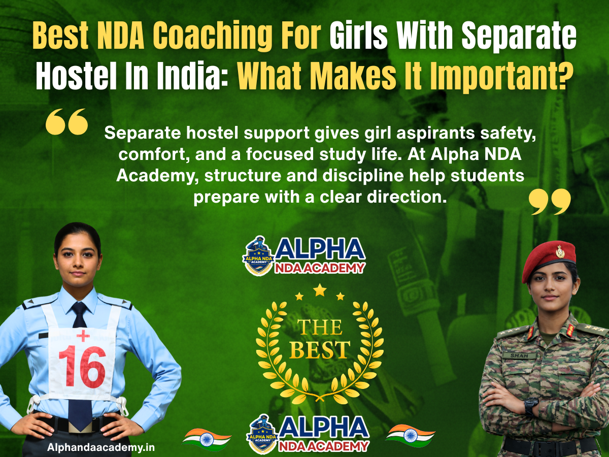 Best NDA Coaching For Girls With Separate Hostel In India: What Makes It Important?