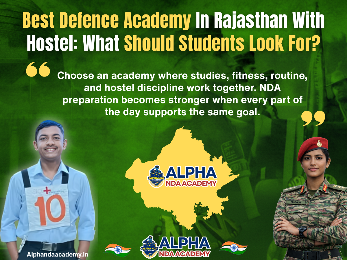 Best Defence Academy In Rajasthan With Hostel: What Should Students Look For?