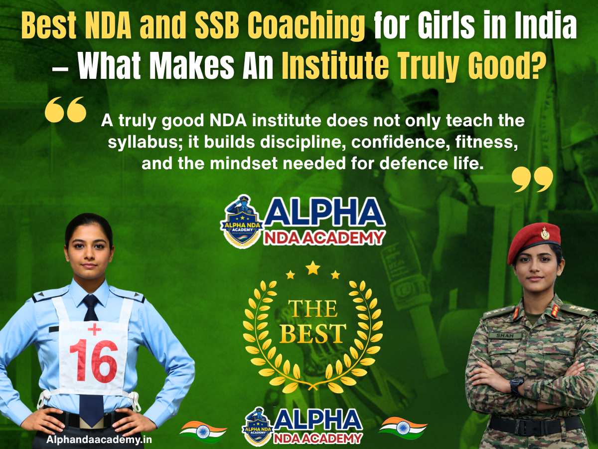 Best NDA and SSB Coaching for Girls in India — What Makes An Institute Truly Good?