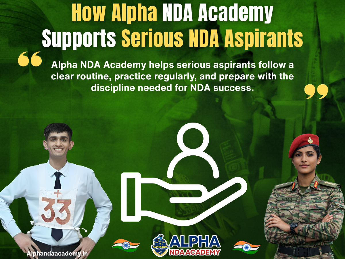 How Alpha NDA Academy Supports Serious NDA Aspirants