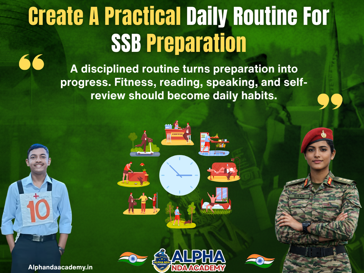 Create A Practical Daily Routine For SSB Preparation