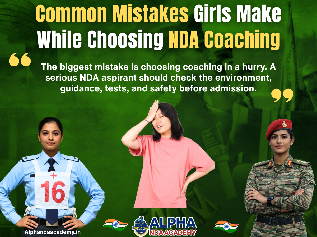 Common Mistakes Girls Make While Choosing NDA Coaching